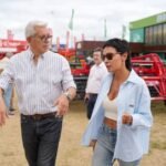 Mayra Mendoza recorrió la feria de Expoagro