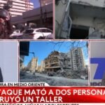 Nelson Castro vivió un incómodo momento al cubrir la guerra en Medio Oriente: un hombre se cruzó en cámara para impedirle una salida en vivo