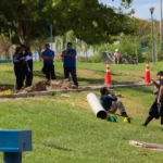 Trágico derrumbe en Mendoza y Canal Grande: el Municipio aclaró que no ejecuta ni administra la obra