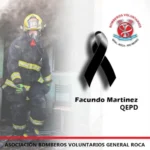 Profundo pesar por la muerte de un ex bombero de Roca: mensajes de despedida y duelo institucional